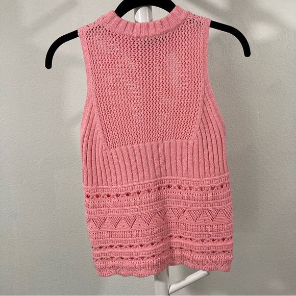 Zara Pink Sweater Top Size Small - Picture 7 of 9